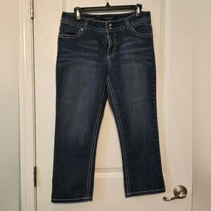 Nine West Women's Sz 10 Jean Capris, EC